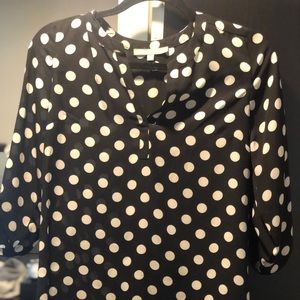 Mid length sleeve blouse